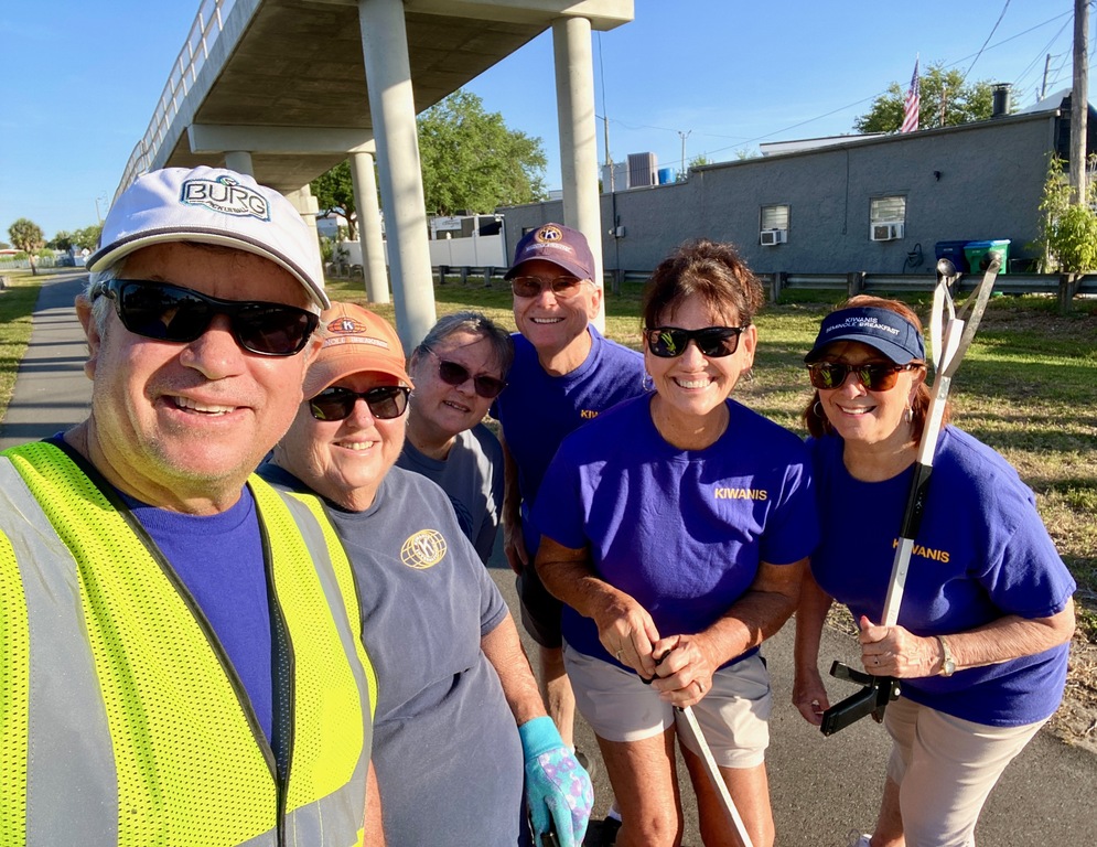 Smiling faces and helping hands make our Adopt-a-Mile cleanups a fun way to serve our community!