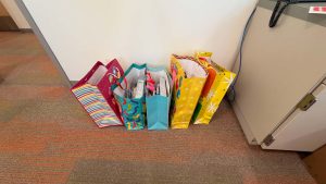 Birthday kits ready to bring joy to Orange Grove families.