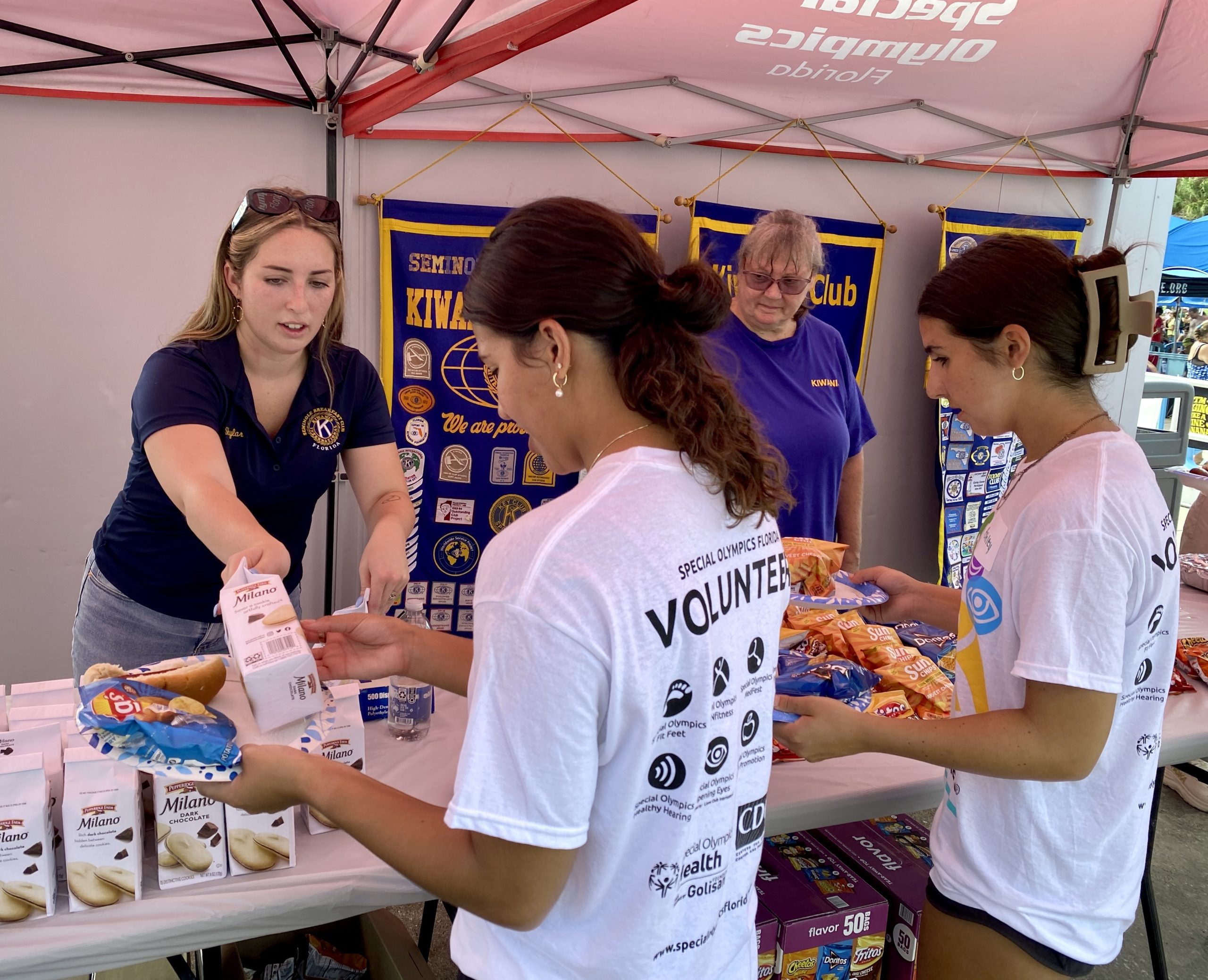 Serving with smiles as Kiwanis supports athletes and volunteers at the 2026 Special Olympics.